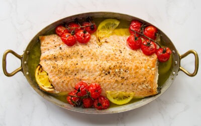 Extra Virgin Olive Oil Poached Salmon