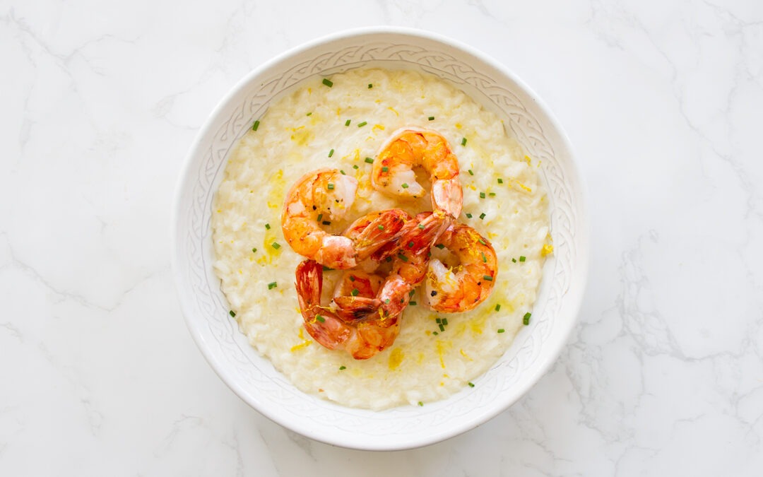 Creamy Lemony Shrimp Risotto