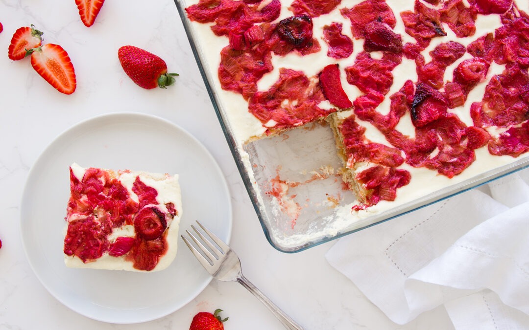 Strawberry Rhubarb Tiramisu