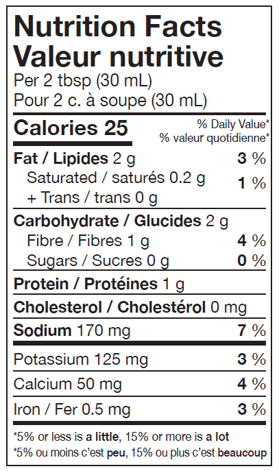 Marinated Garlic Cloves Nutrition Facts