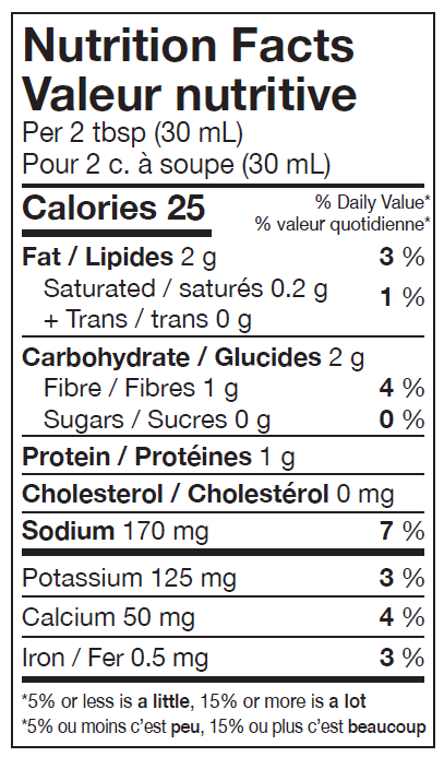 Spicy Marinated Garlic Cloves Nutrition Facts